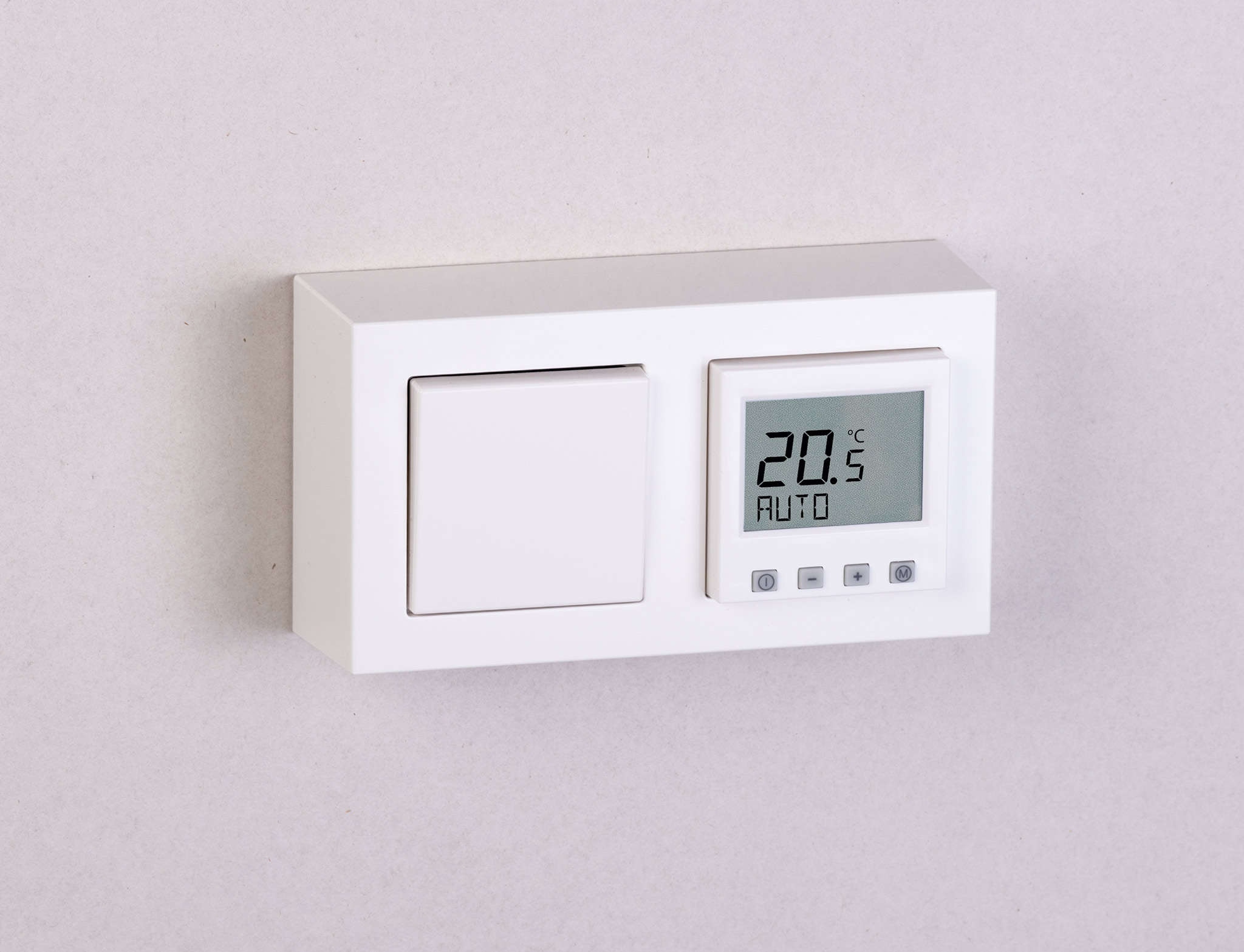 Nikou Thermostat-Temperaturregler, Einstellbarer mechanischer Schalter, 220-V-Raumschalter für zentrale Klimaanlage. Neu